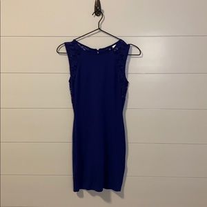 H&M Blue Going Out Mini Dress